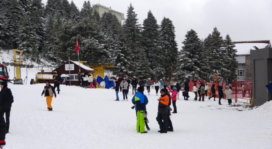 Uludağ'da pistler hafta sonuna hazır