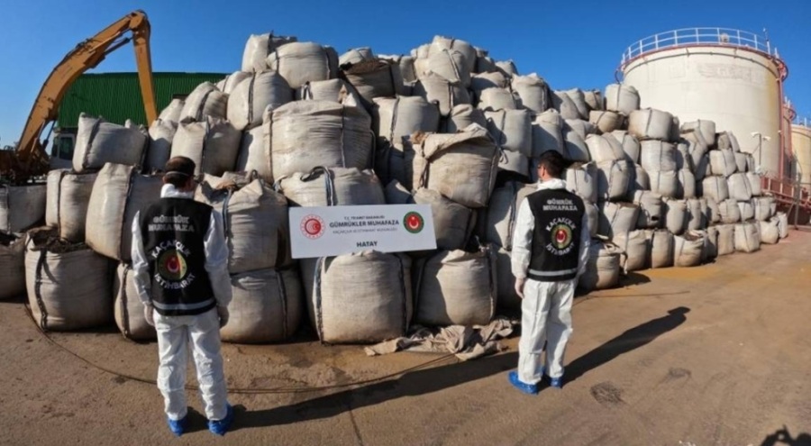 İskenderun Limanı'ndan tehlikeli atıkların ülkeye girişi engellendi