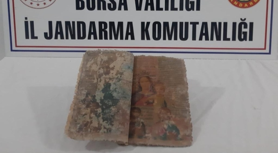Bursa'da jandarmadan tarihi eser operasyonu