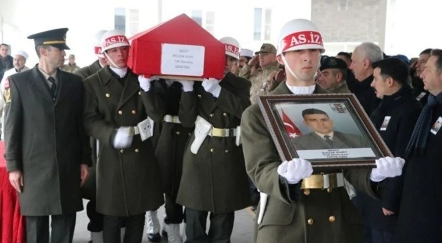 Fırat Kalkanı şehidine veda