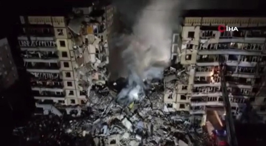 Dnipro'ya saldırı: 60 yaralı