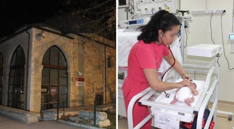 10 günlük bebeği cami avlusuna bıraktılar