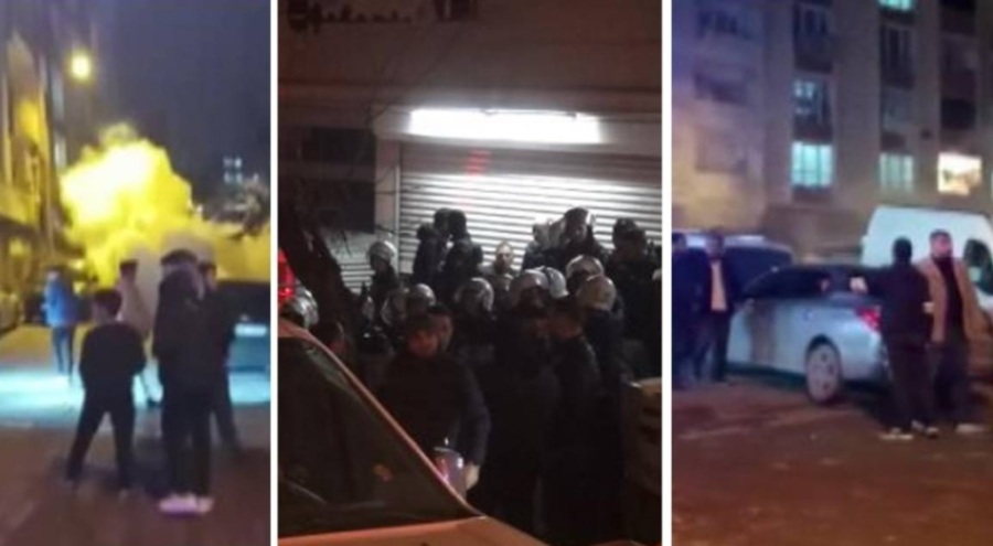 Kasiyer ve müşteri arasında kavga: Polis biber gazıyla müdahale etti