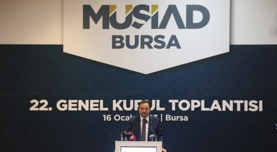 MÜSİAD Bursa Şubesi'nin 22. Olağan Genel Kurulu gerçekleştirildi