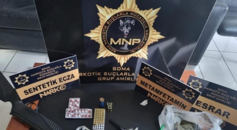 Manisa'da 17 adrese uyuşturucu operasyonu: 17 gözaltı