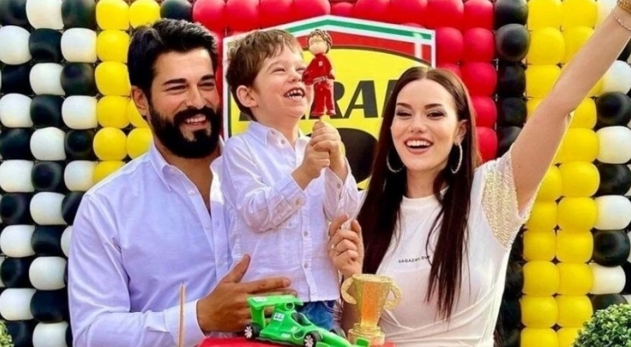 Fahriye Evcen ve Burak Özçivit çiftinin ikinci bebeği dünyaya geldi