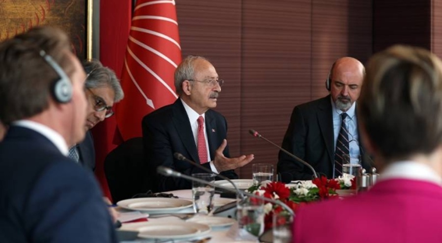 Kılıçdaroğlu, Anglosfer ülkelerinin büyükelçileri ile  buluştu