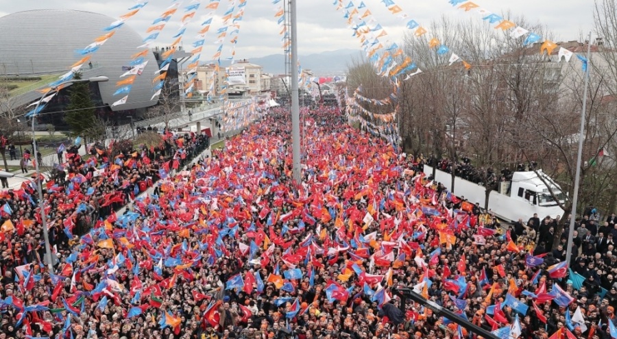Cumhurbaşkanı Erdoğan'ın mitingi için trafiğe ayar