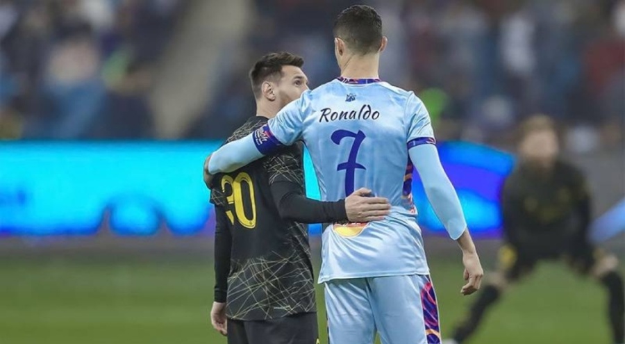 Ronaldo ve Messi karşı karşıya geldi