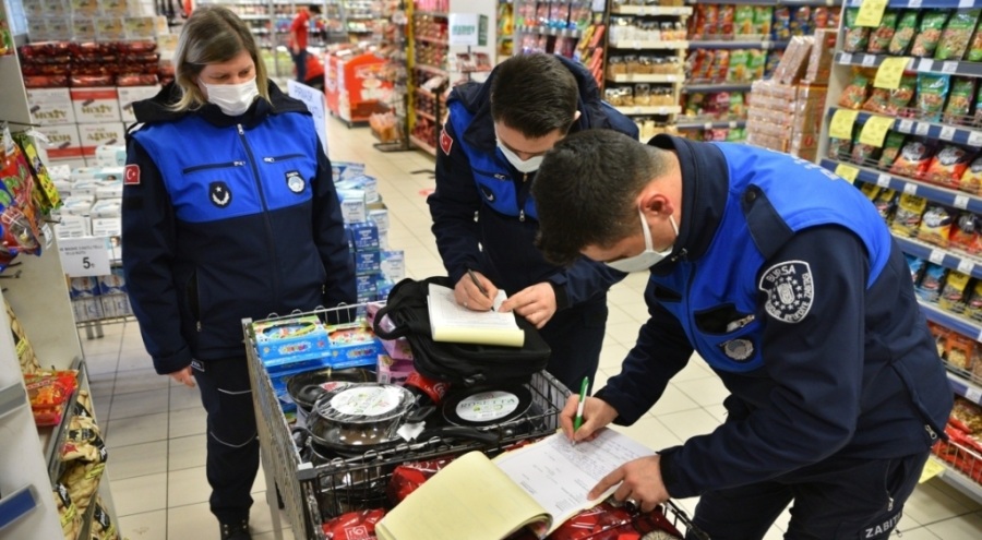 Bursa'da zabıtadan 78 bin 482 denetim