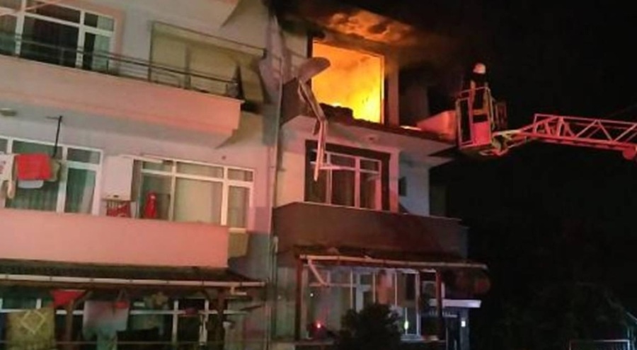 Kocaeli'de doğal gaz borusu patladı