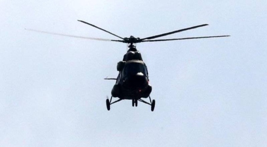 Cezayir'de askeri helikopter düştü