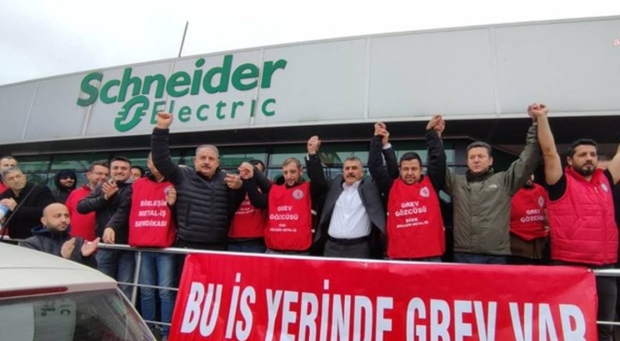 Erdoğan, Schneider Enerji işçilerinin grevini erteledi