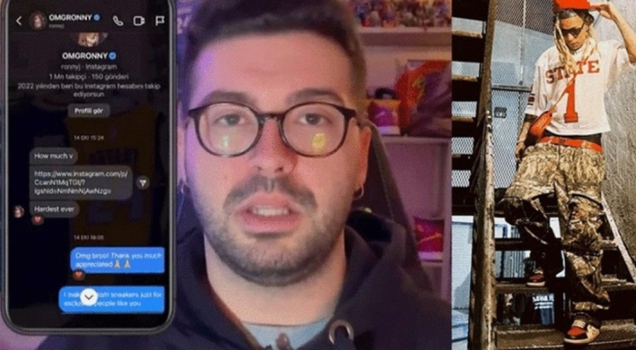 ABD'li ünlü rapçi, fenomen Türk gence ayakkabı tasarlattırıp dolandırdı