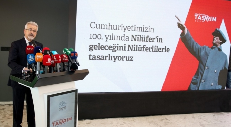 Bursa Nilüfer'de 2023 yılının teması "İkinci Yüzyıl İçin Tasarım" oldu