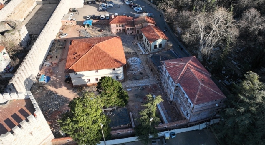 Bursa Mevlevihanesi'nde çalışmaların sonuna gelindi