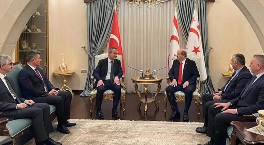 Bakan Özer, KKTC Cumhurbaşkanı Tatar ile görüştü