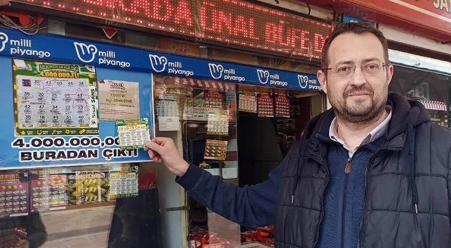 Para üstü olarak aldığı 'Kazı Kazan'dan, 4 milyon lira çıkması tesadüfün bu kadarı dedirtti