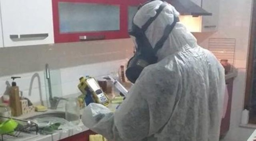 Mutfakta ateş ölçer kırıldı! Ev karantina altına alındı