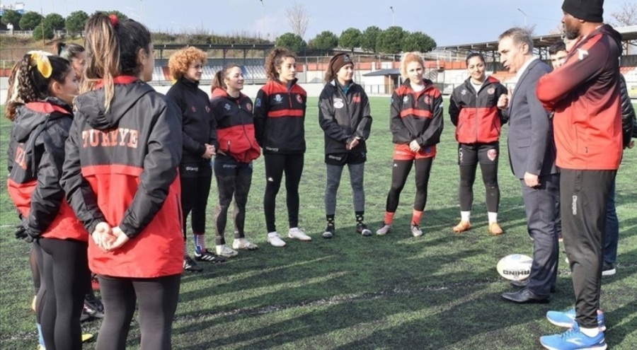 Ragbi Kadın Milli Takımı'nın Trabzon kampı sürüyor