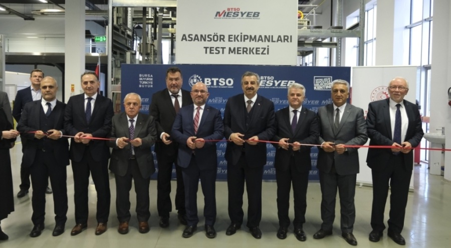 Türkiye'nin ilk asansör test ve geliştirme merkezi Bursa'da faaliyete geçti