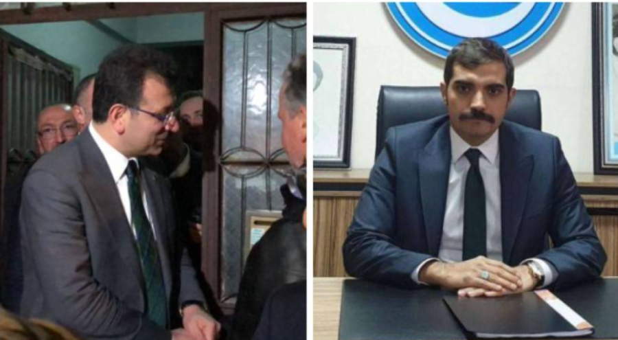 İmamoğlu'ndan Sinan Ateş'in ailesine taziye ziyareti