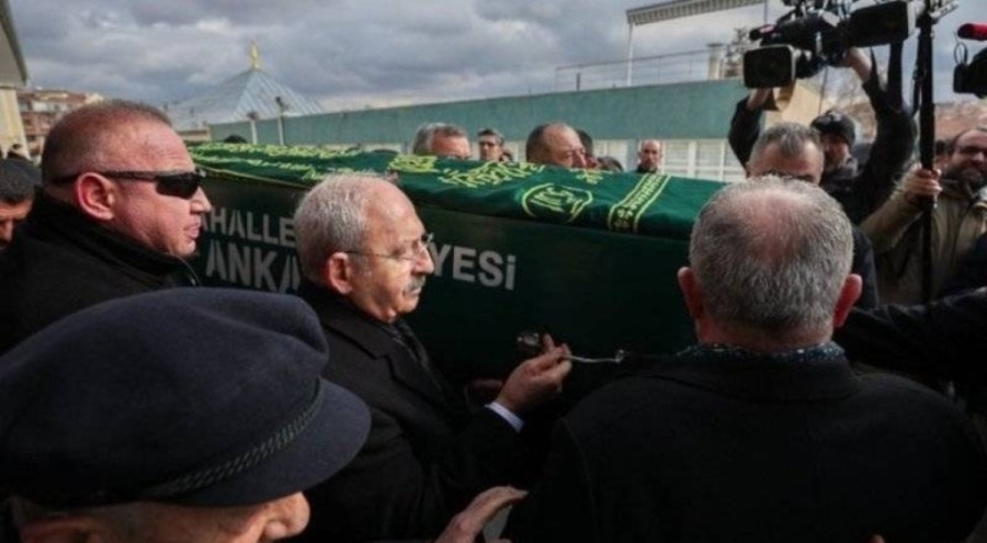 Kılıçdaroğlu, Murat Karayalçın'ın ağabeyinin cenaze töreninde