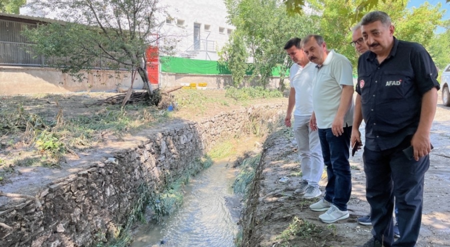 Bursa Harmancık'ta taşan dere ıslah edilecek