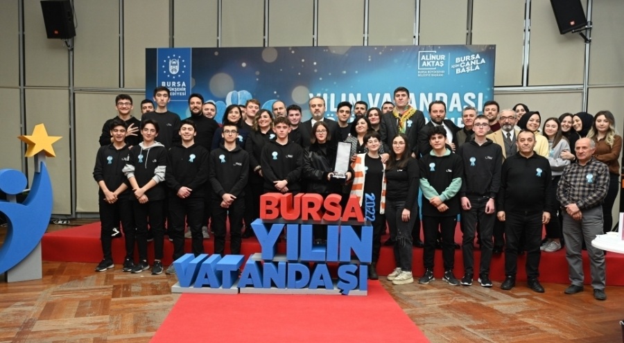 Bursa'da öğretmenler "yılın vatandaşı" seçildi