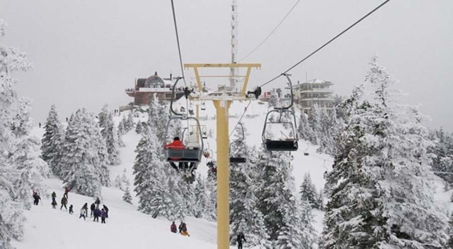 Uludağ'da kar kalınlığı 46 cm ölçüldü