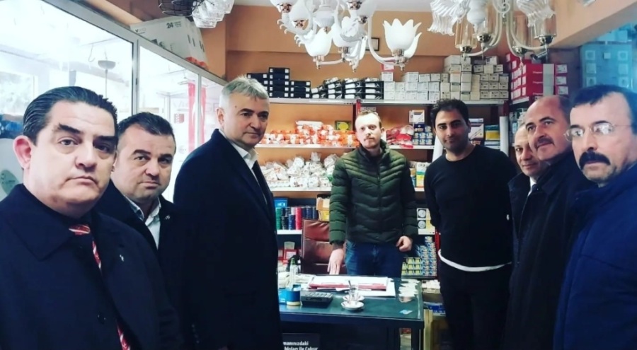 Bursa'da MHP Osmangazi'den esnaf ziyareti