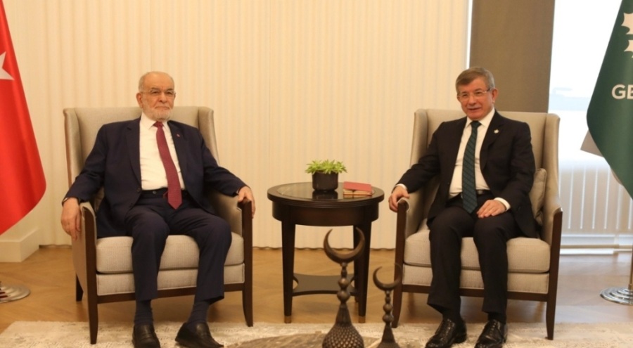 Karamollaoğlu liderler turunda: Davutoğlu ile görüştü