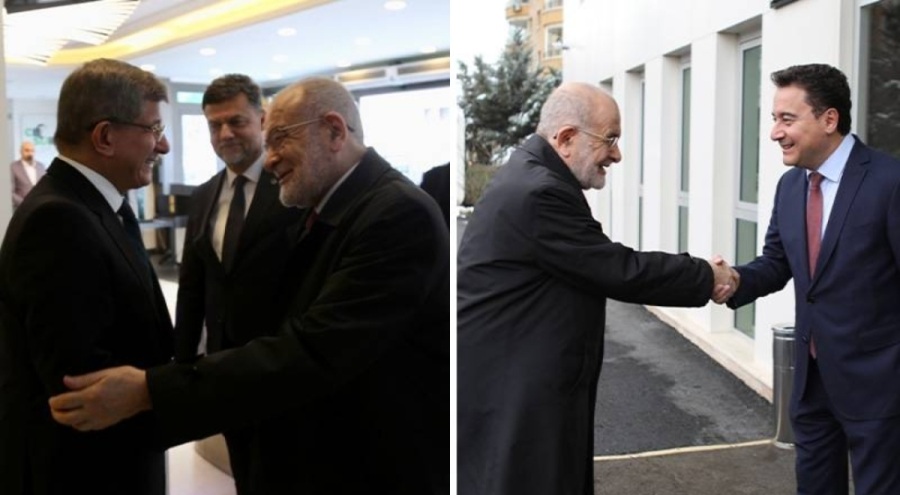 Karamollaoğlu, Babacan ve Davutoğlu'nu ziyaret etti