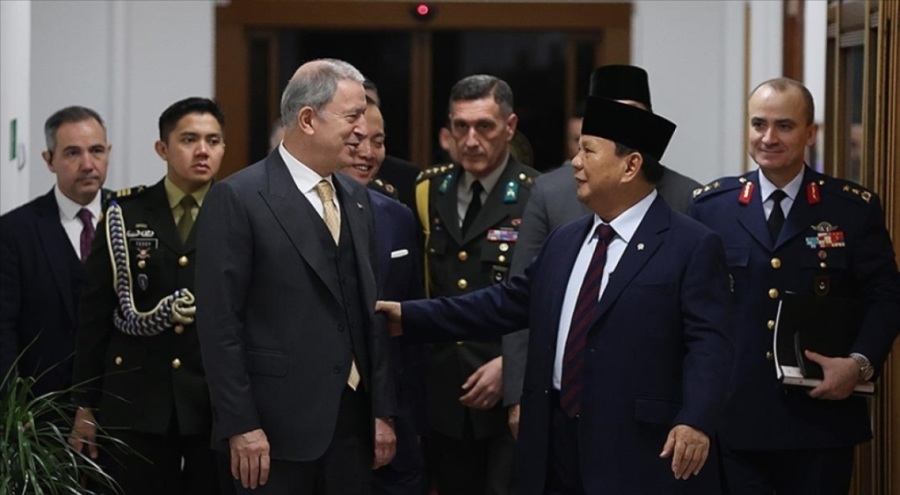 Milli Savunma Bakanı Akar, Endonezya Savunma Bakanı Subianto ile görüştü