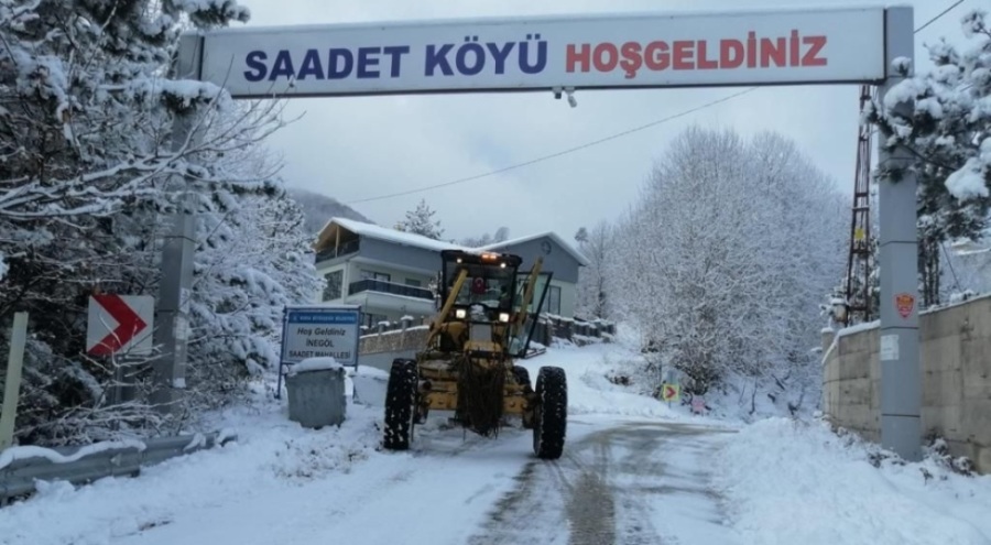 Bursa'da 138 mahallede kar çalışması