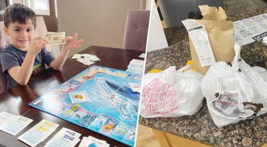 6 yaşındaki çocuk, telefondan bin dolarlık yemek siparişi verdi