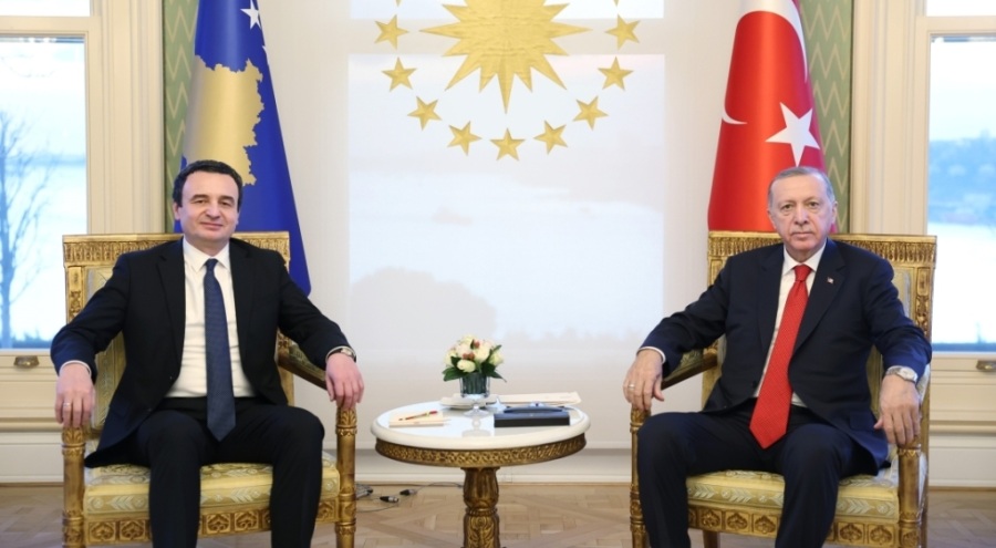 Erdoğan,  Kurti'yi kabul etti