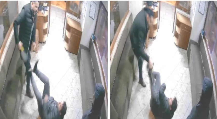 Taksi şoförüne satırlı saldırı