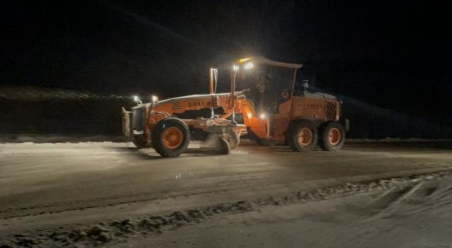 Sivrihisar'da yoğun kar yağışı
