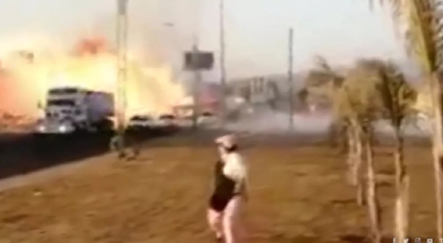 Meksika'da benzin istasyonu patladı