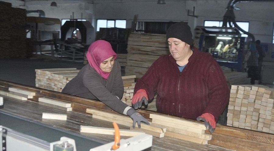 Artvin'de kadın eliyle üretilen keresteler Avrupa'ya gönderiliyor