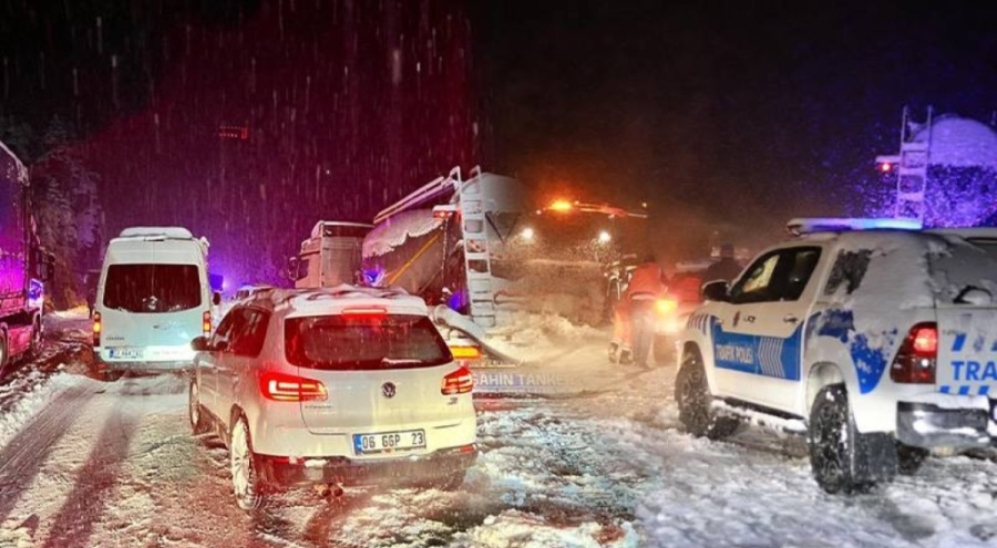 Antalya-Konya kara yolu ulaşıma kapandı