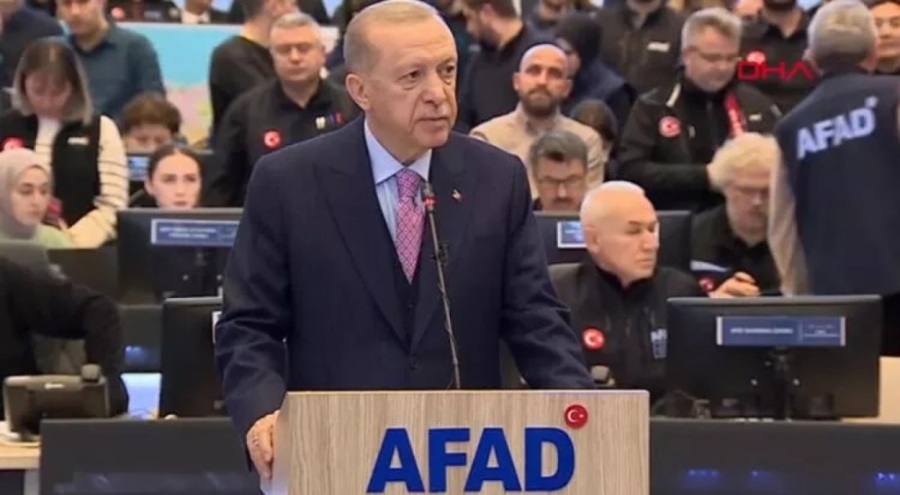 Cumhurbaşkanı Erdoğan: Depremde 912 vatandaşımız hayatını kaybetti