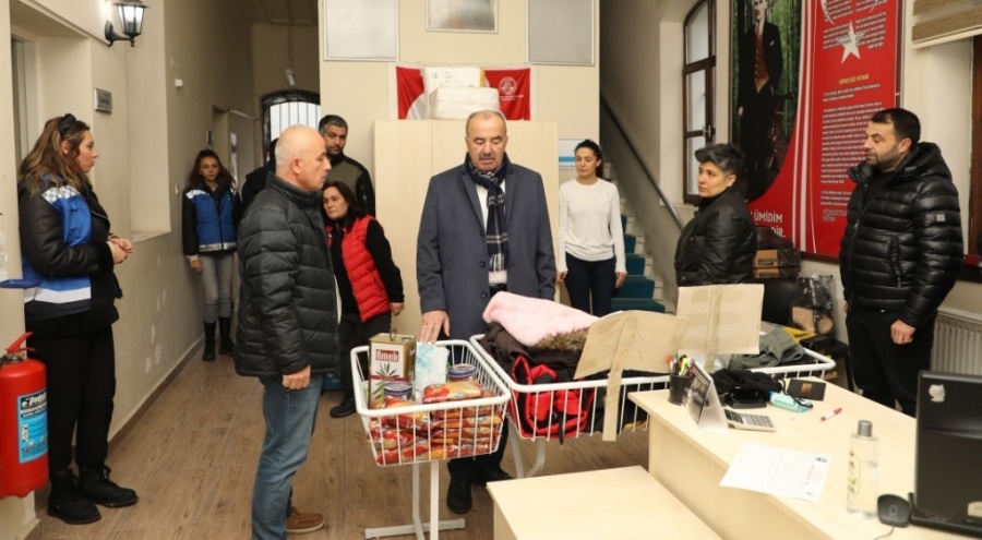 Mudanya'dan deprem bölgesine yardım kampanyası