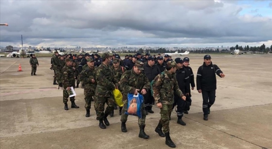 Azerbaycan arama kurtarma ekipleri Adana'ya geldi