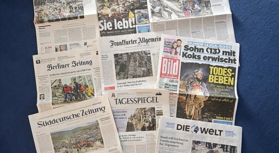 Avrupa medyası depremlere geniş yer verdi