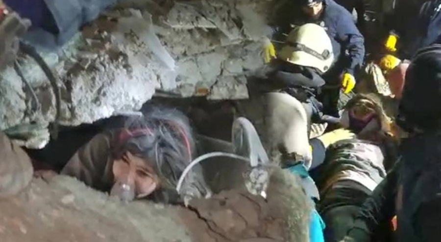 40 saat sonra 12 yaşındaki kız çocuğu kurtarıldı