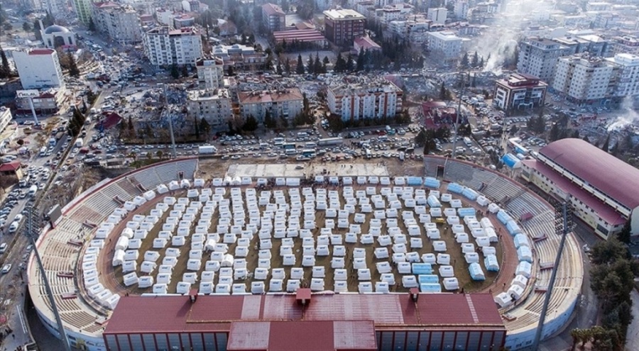 Deprem bölgesinde 50 bin 818 AFAD yaşam çadırının kurulumu yapıldı