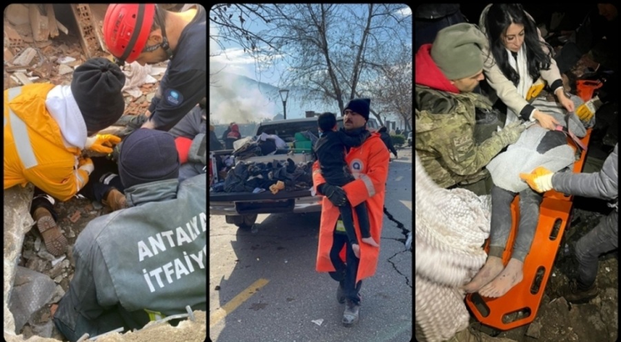 Antalya İtfaiyesi ekipleri 53 kişiyi kurtardı