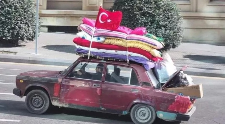 Azerbaycan'dan duygulandıran kare